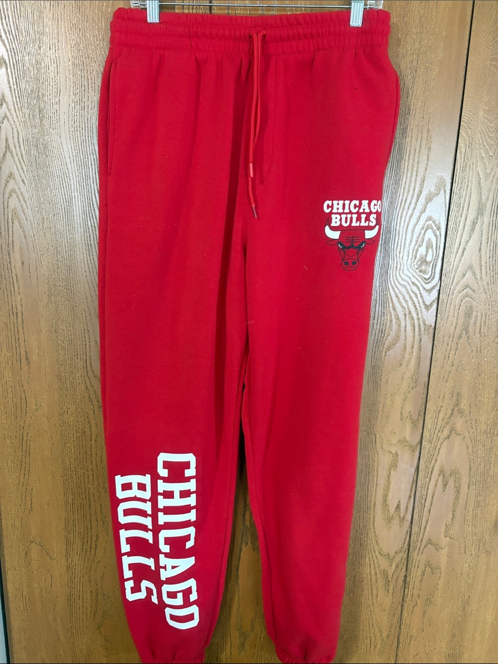 NBA Chicago Bulls Red Men's Jogger SweatpantsUltra Game
